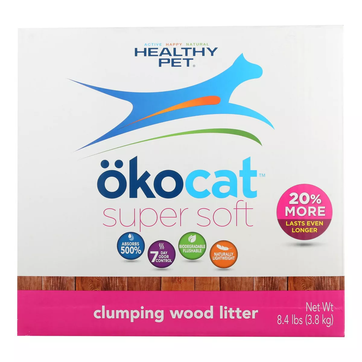 8.4Lb Healthy Pet Oko Super Soft Wood - Litter